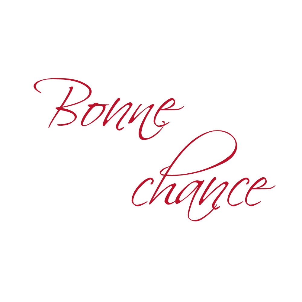 Carte de voeux "bon chance"