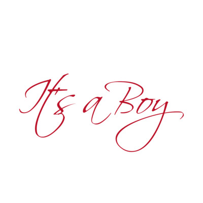Carte de voeux "it's a boy"
