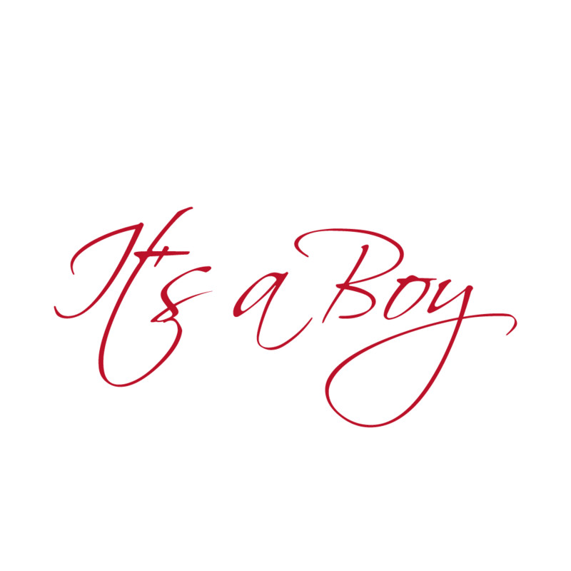 Carte de voeux "it's a boy"
