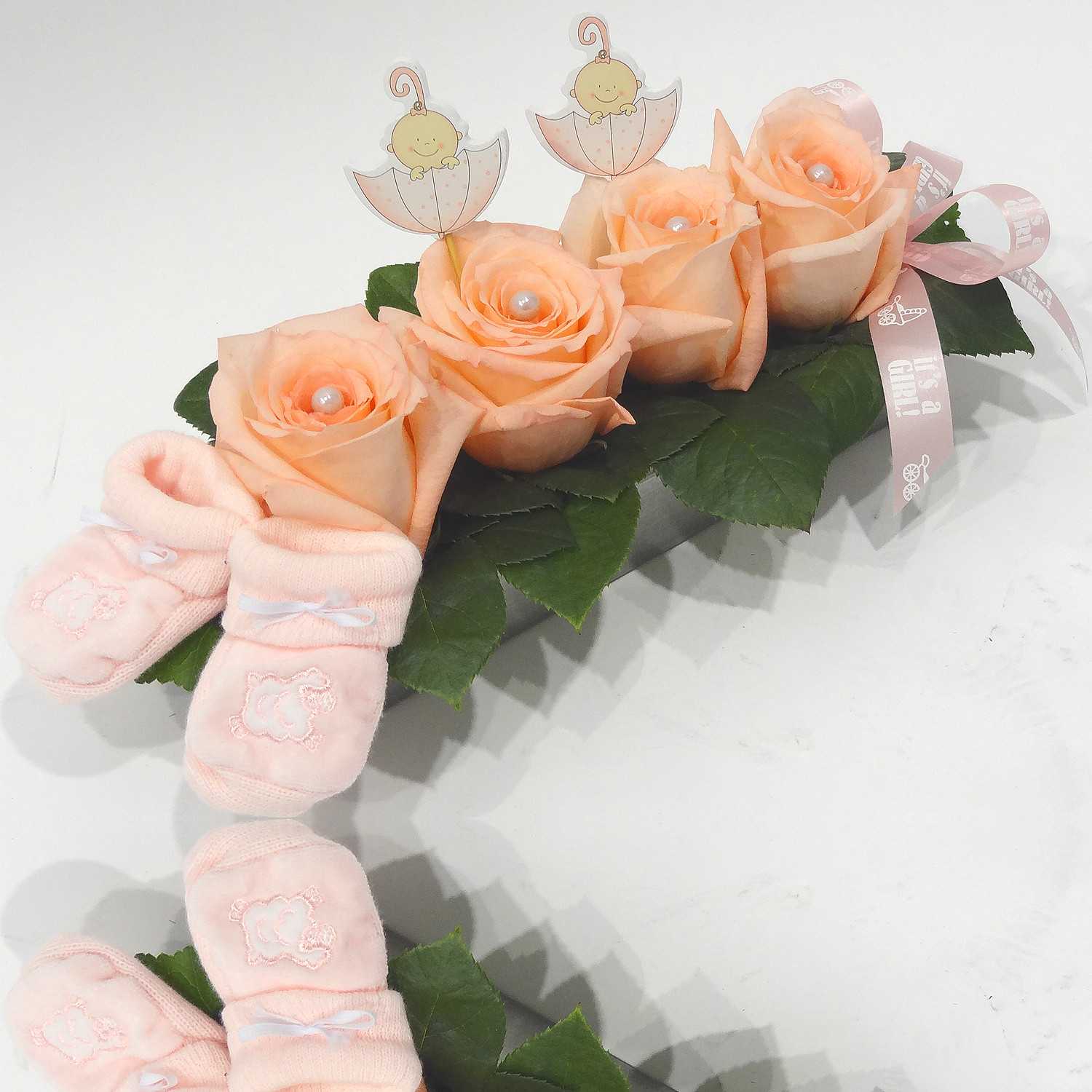 Arrangement de table, naissance fille