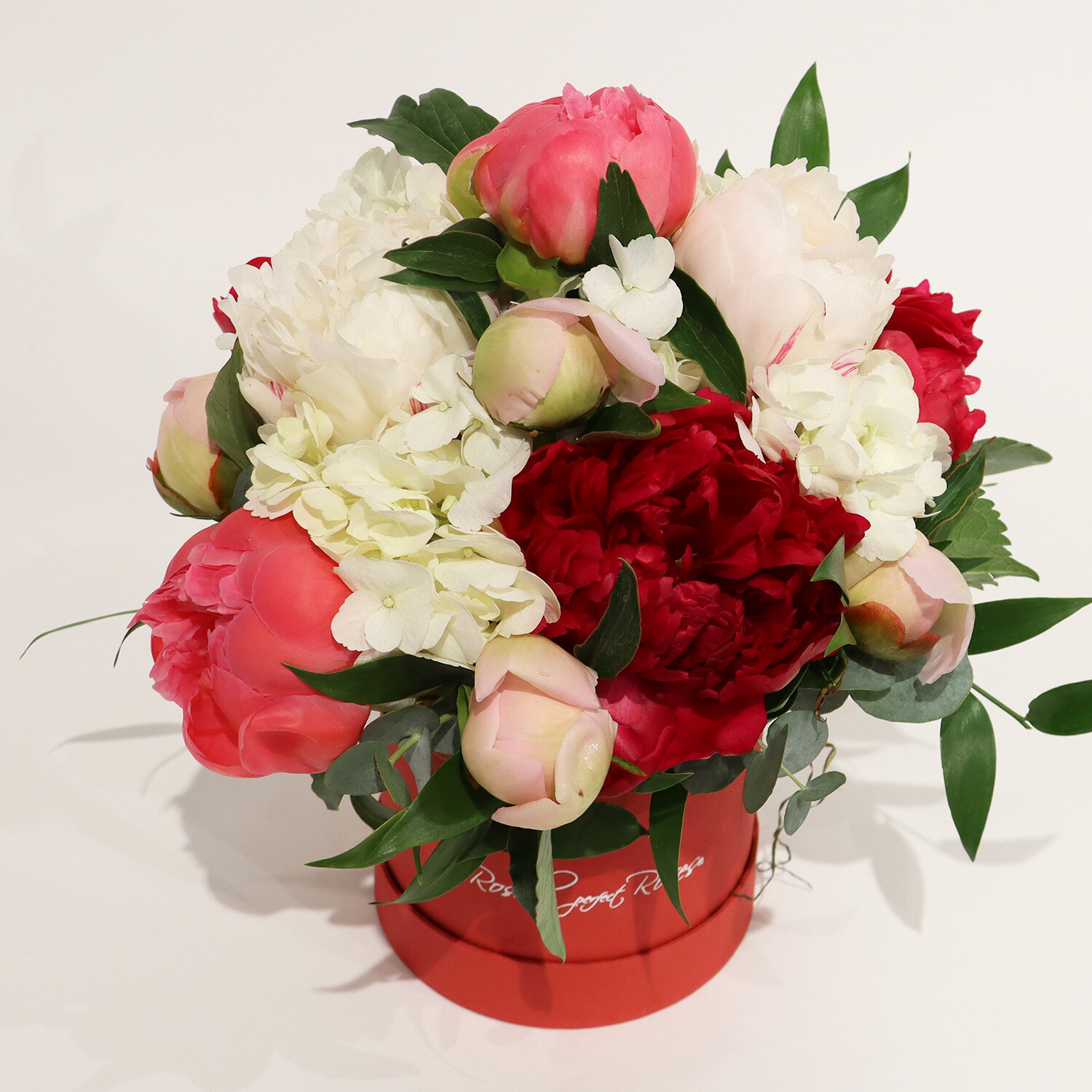 FÊTE DES MÈRES: Magnifique boîte de pivoines