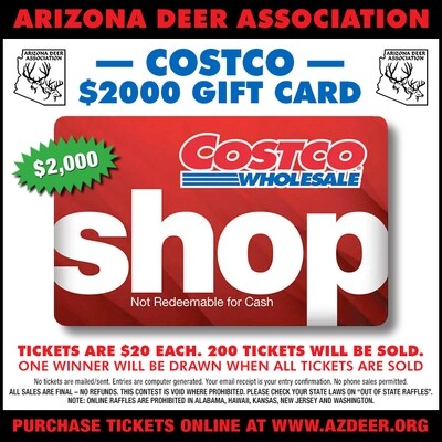 Costco Gift Card Ticket