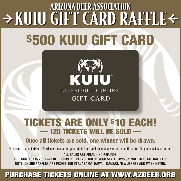 Kuiu Gift Card Ticket