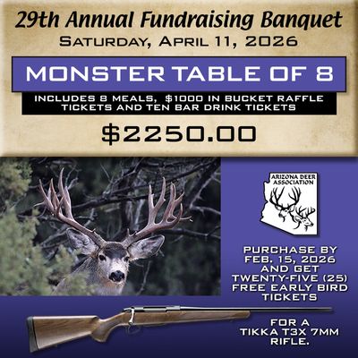 2026 Banquet Monster Table