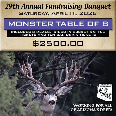 Monster Table 2026 Banquet