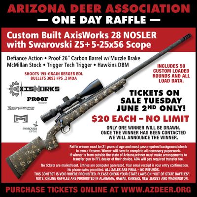Custom 28 Nosler Ticket