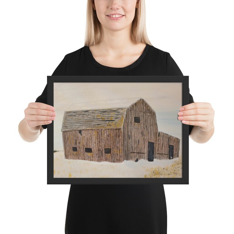 Snowy Barn