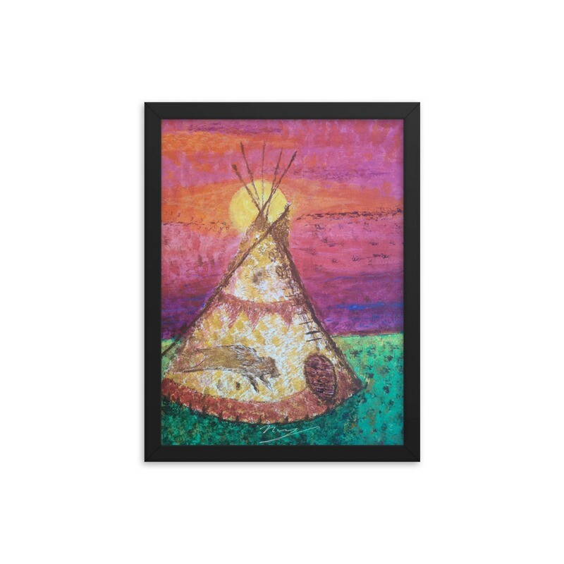 Sunset On Teepee