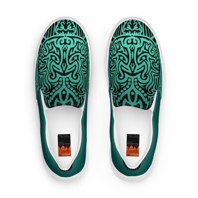 Turtle slip-on canvas shoes