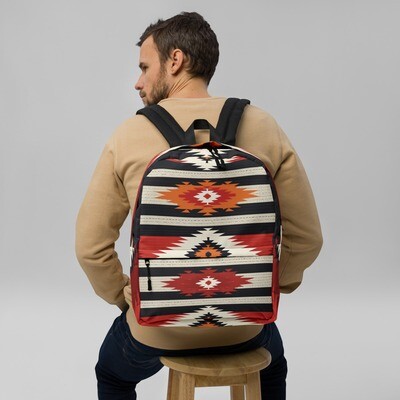 Red Navajo Backpack