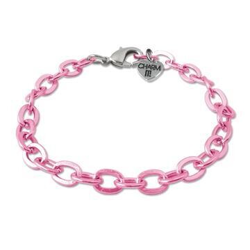 Charm It! Pink Chain Bracelet