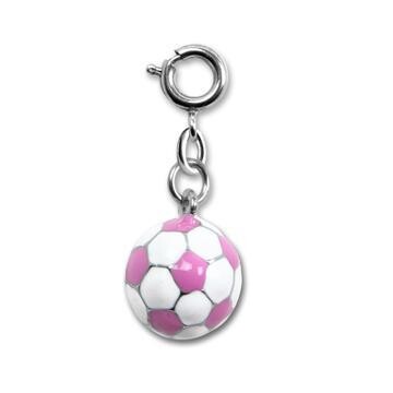 Charm It! Pink Soccerball Charm