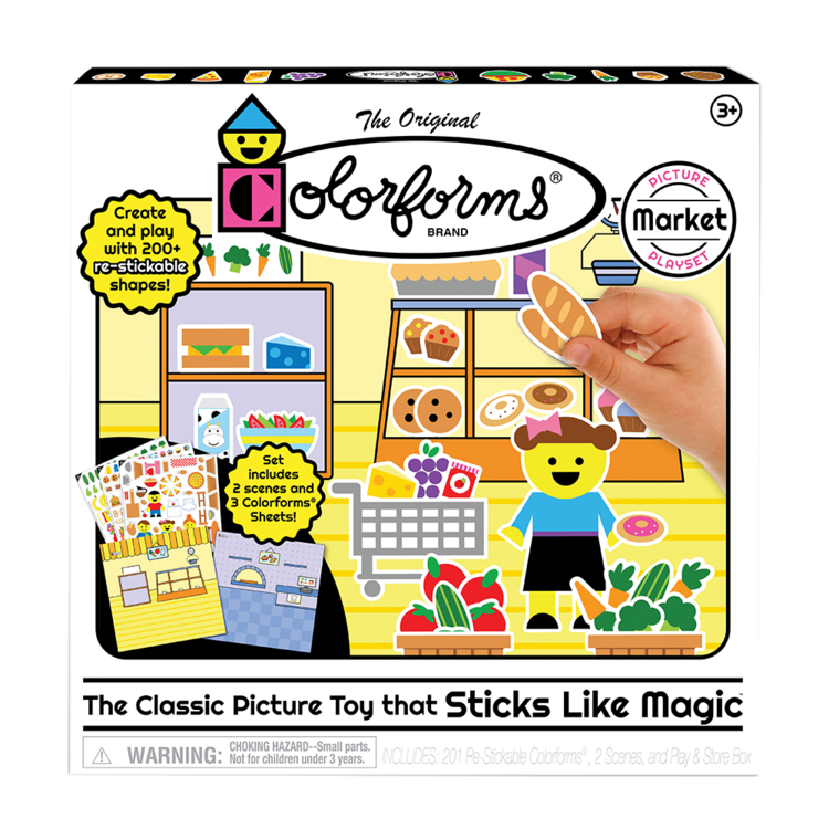 Colorforms Picture Playset - Market