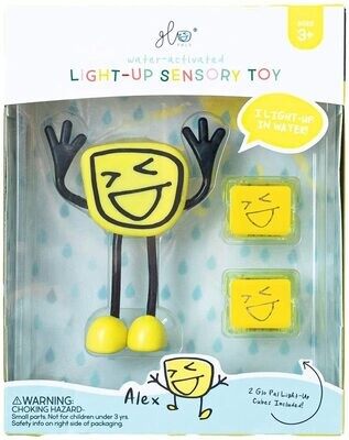 Glo Pals Character Alex (Yellow) NEW