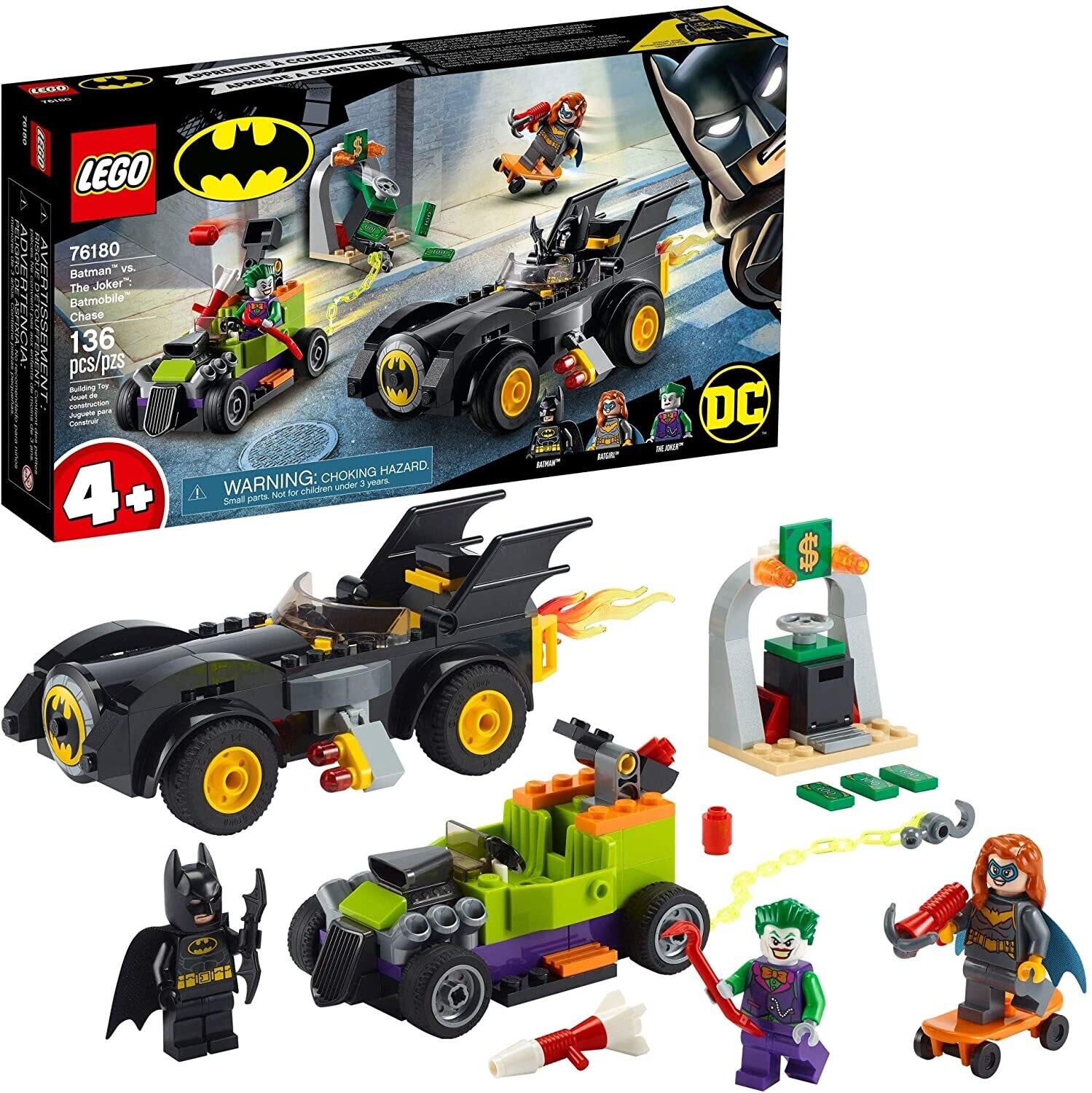 Lego 76180 Batman Vs The Joker Batmobile Chase