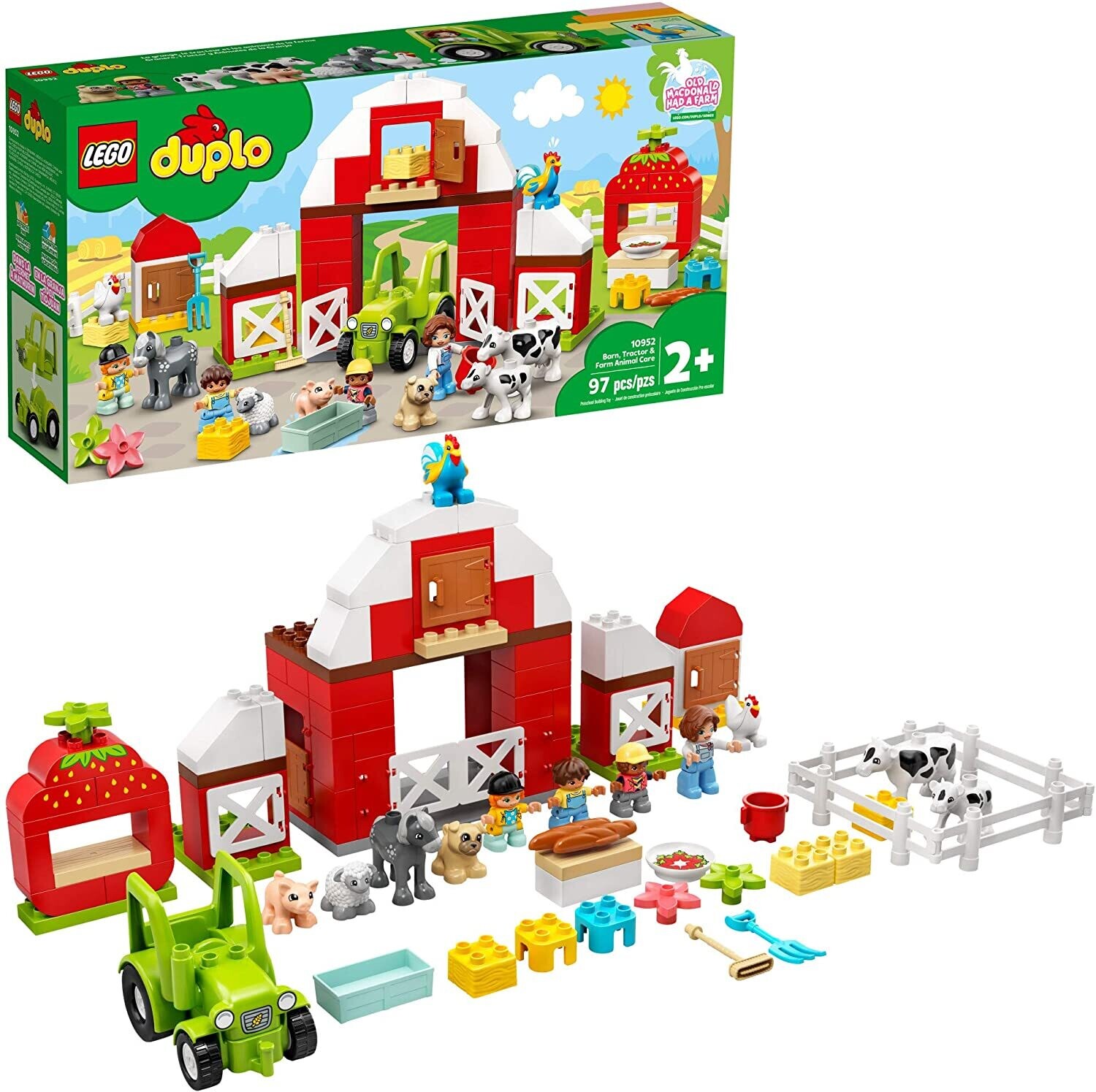 Lego Duplo 10952 Barn, Tractor, & Farm Care
