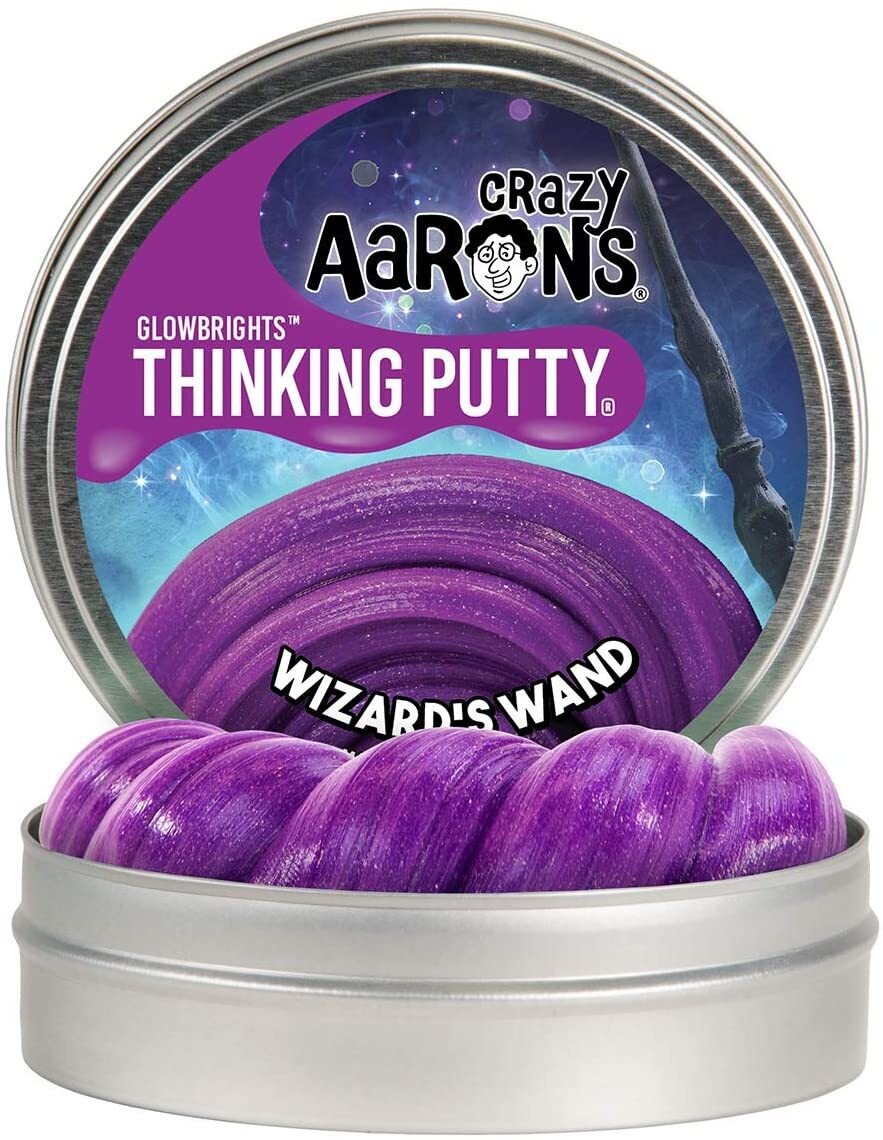 Crazy Aaron's Thinking Putty Glow Brights Wizard's Wand