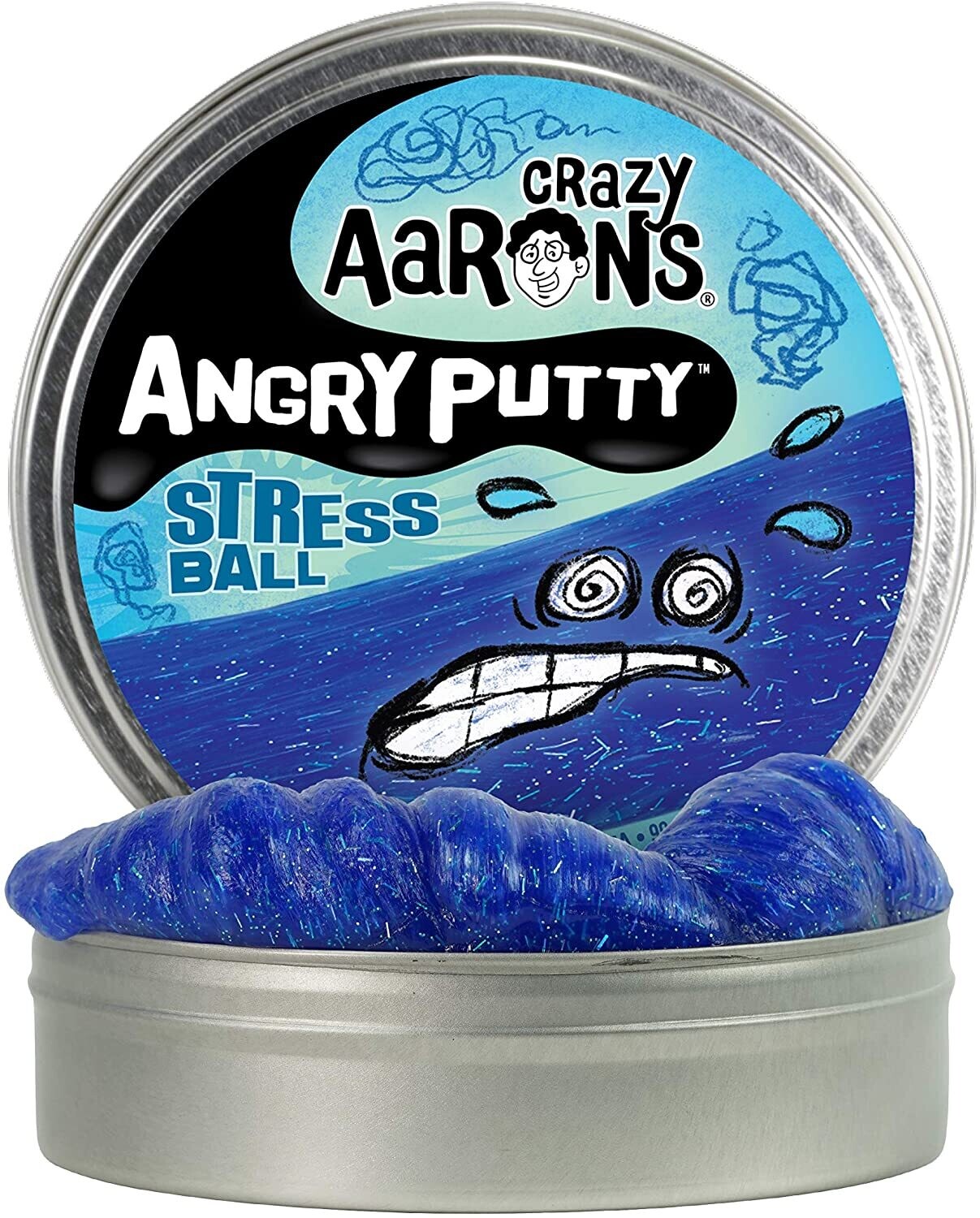 Crazy Aaron's Thinking Putty Angry Putty Stress Ball