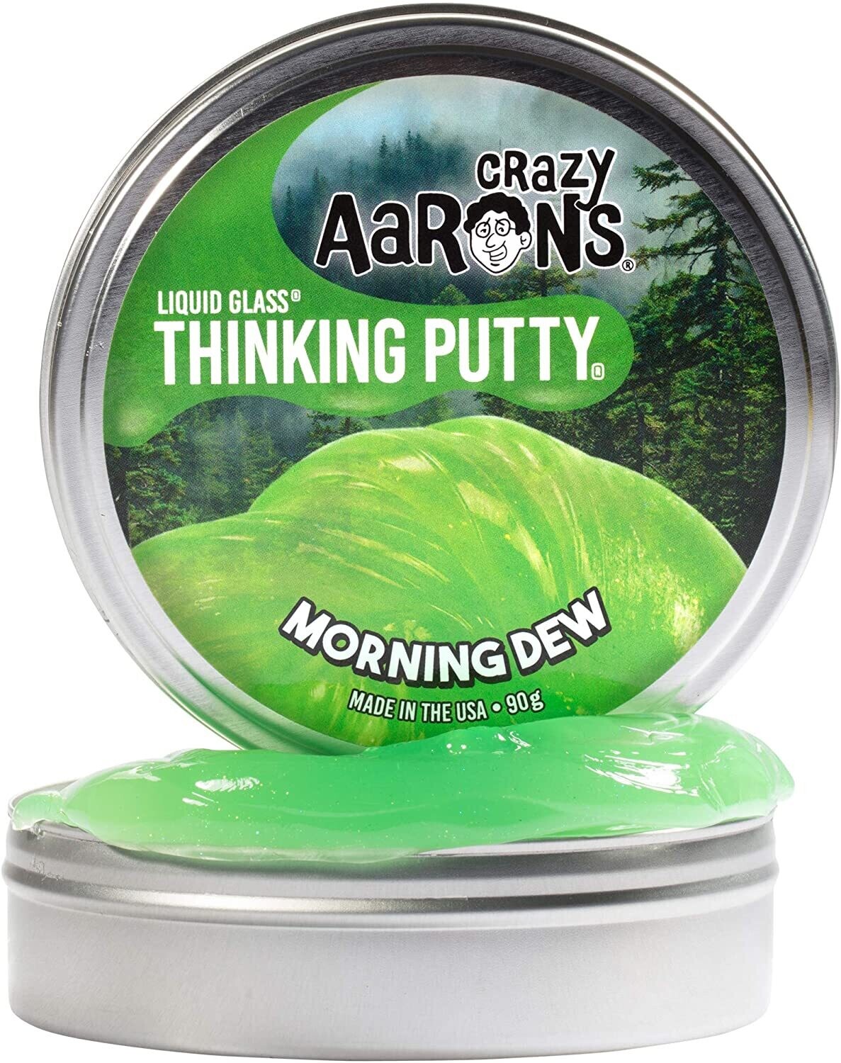 Crazy Aaron's Thinking Putty Liquid Glass Morning Dew
