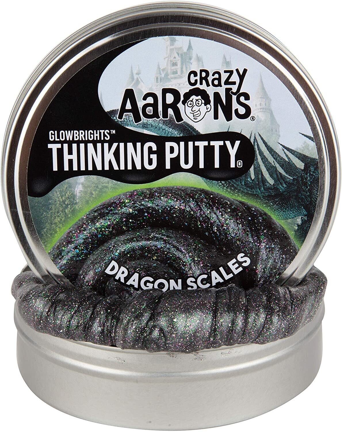 Crazy Aaron's Thinking Putty Glow Brights Dragon Scales