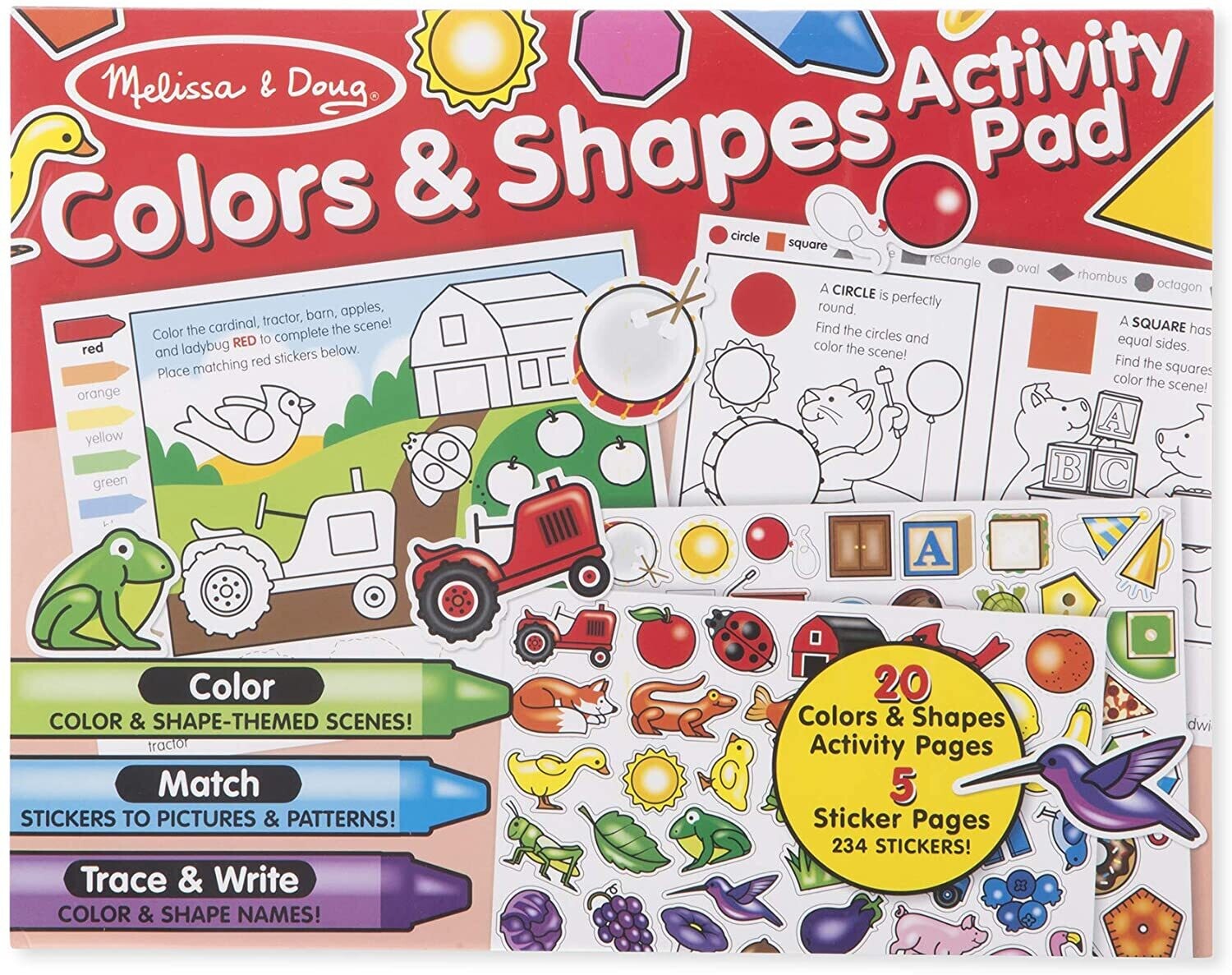 MD 8564 Colors & Shapes Activity Pad