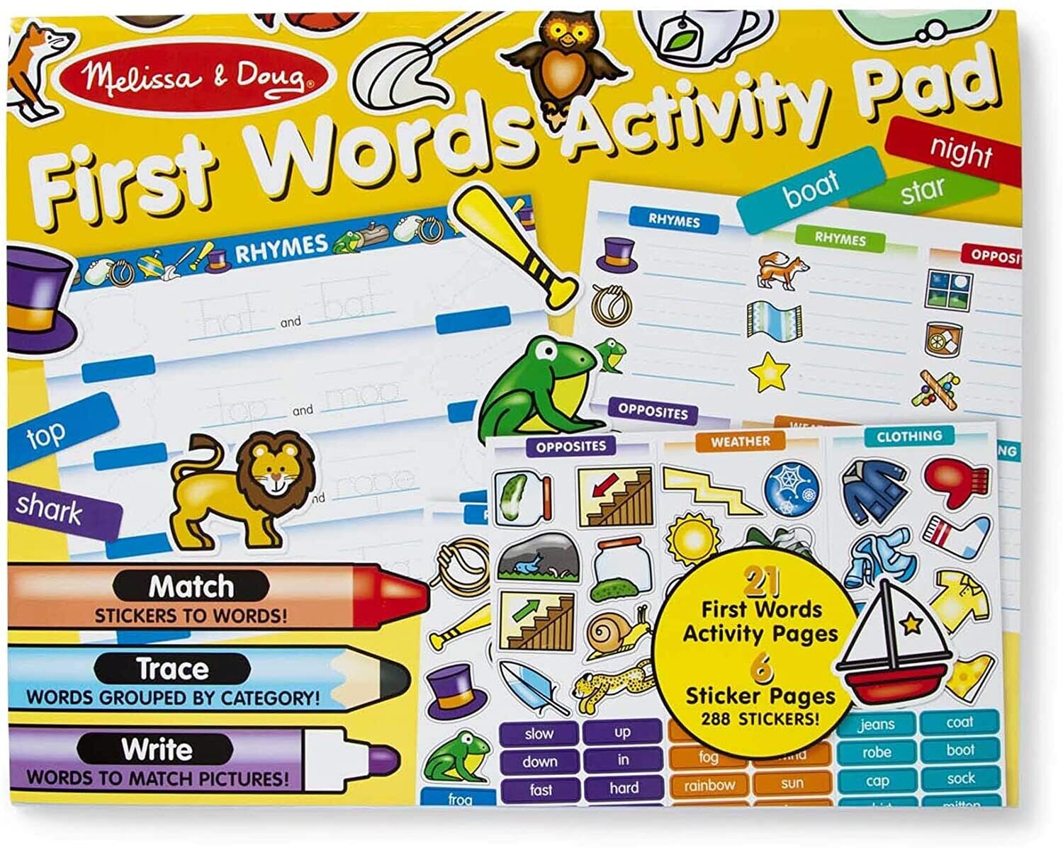 MD First Words Activity Pad