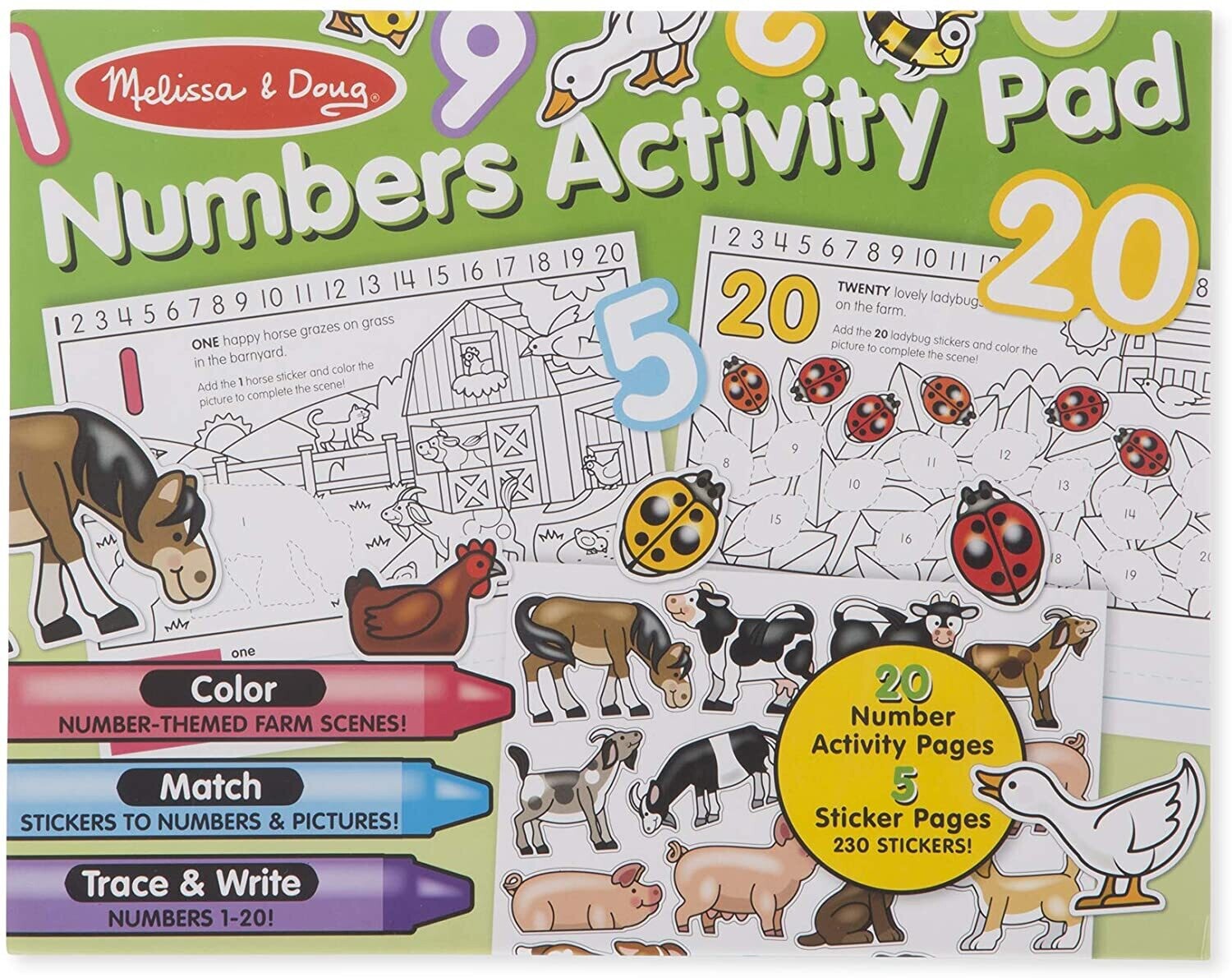 MD 8566 Numbers Activity Pad