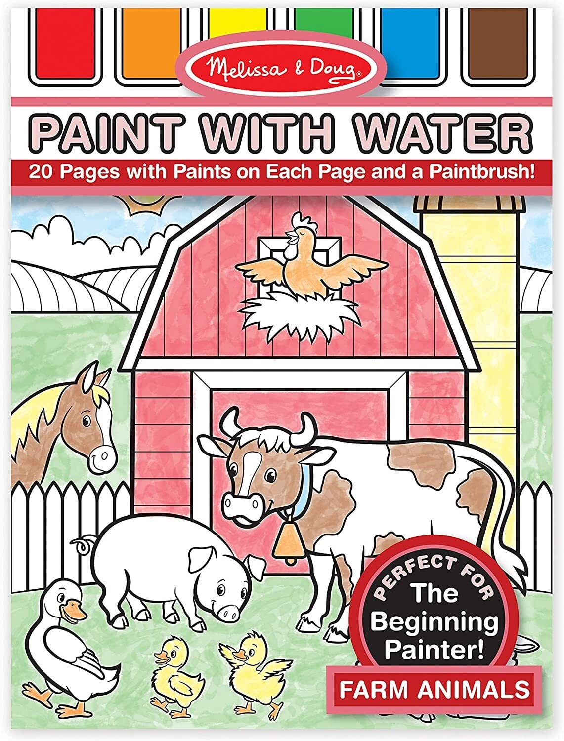 MD 4165 Paint With Water - Farm Animals