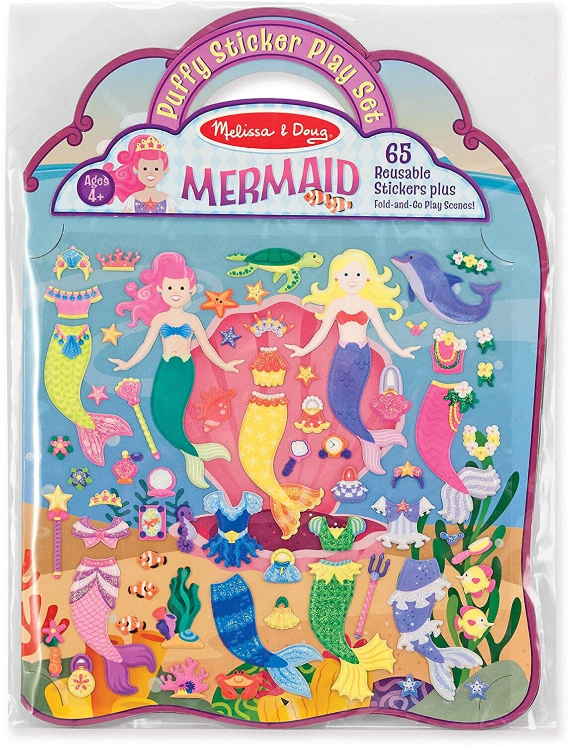 MD  9413 Puffy Sticker Play Set Mermaid