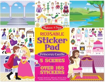 MD 4306 Reusable Sticker Pad - Princess Castle