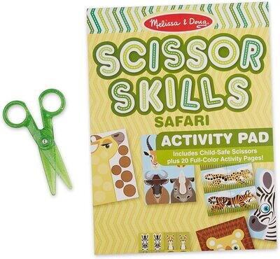 MD 32006 Scissor Skills Activity Pad - Safari