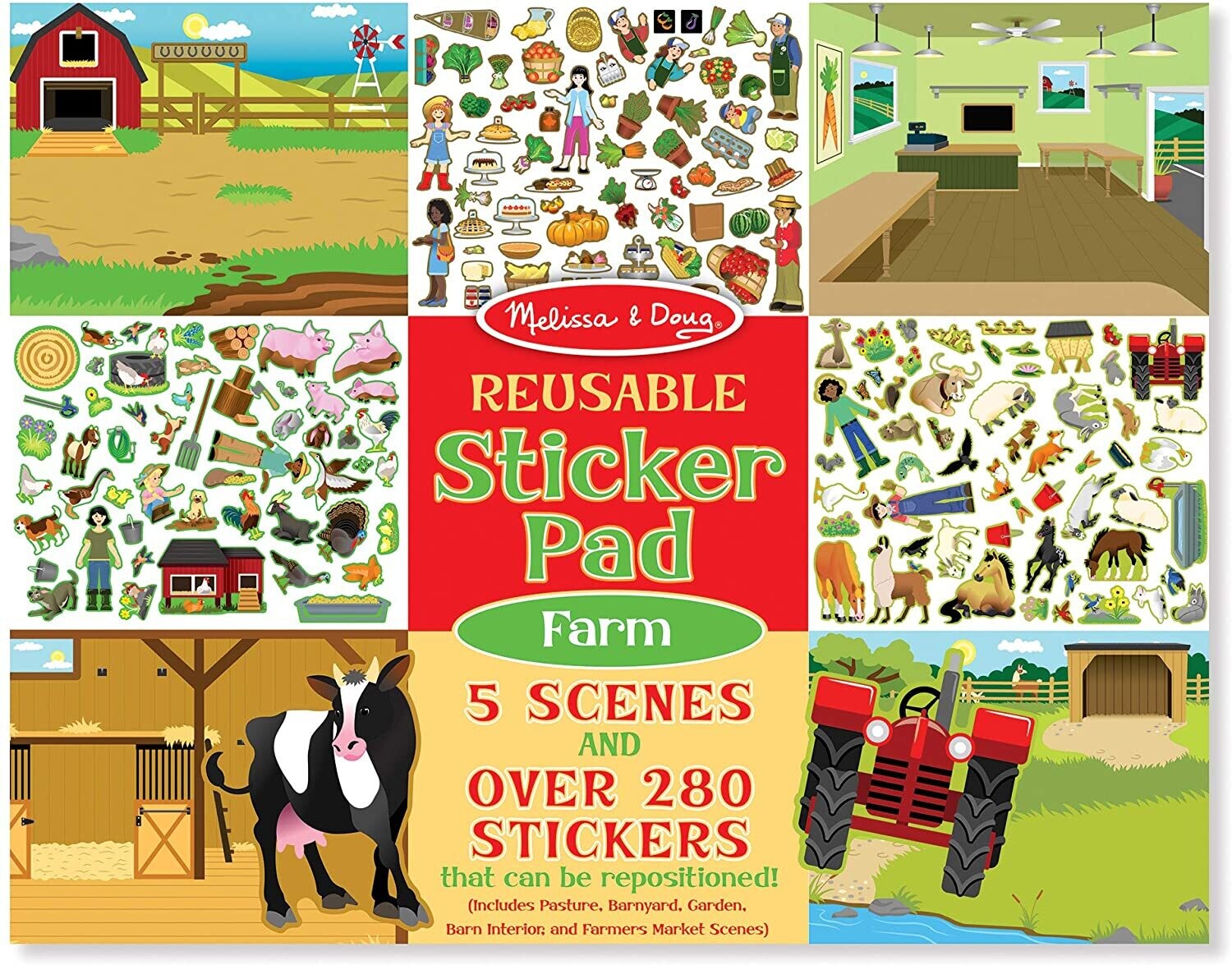 MD 30501 Reusable Sticker Pad - Farm