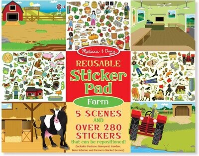 MD Reusable Sticker Pad - Farm