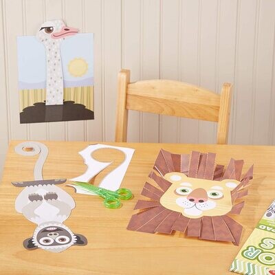 MD 32006 Scissor Skills Activity Pad - Safari