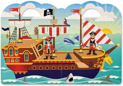 MD 9102 Puffy Sticker Play Set Pirates
