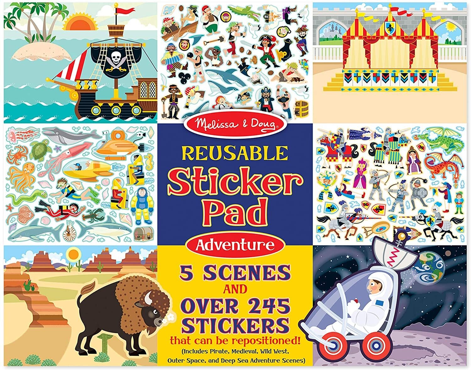 MD 9115 Reusable Sticker Pad - Adventure