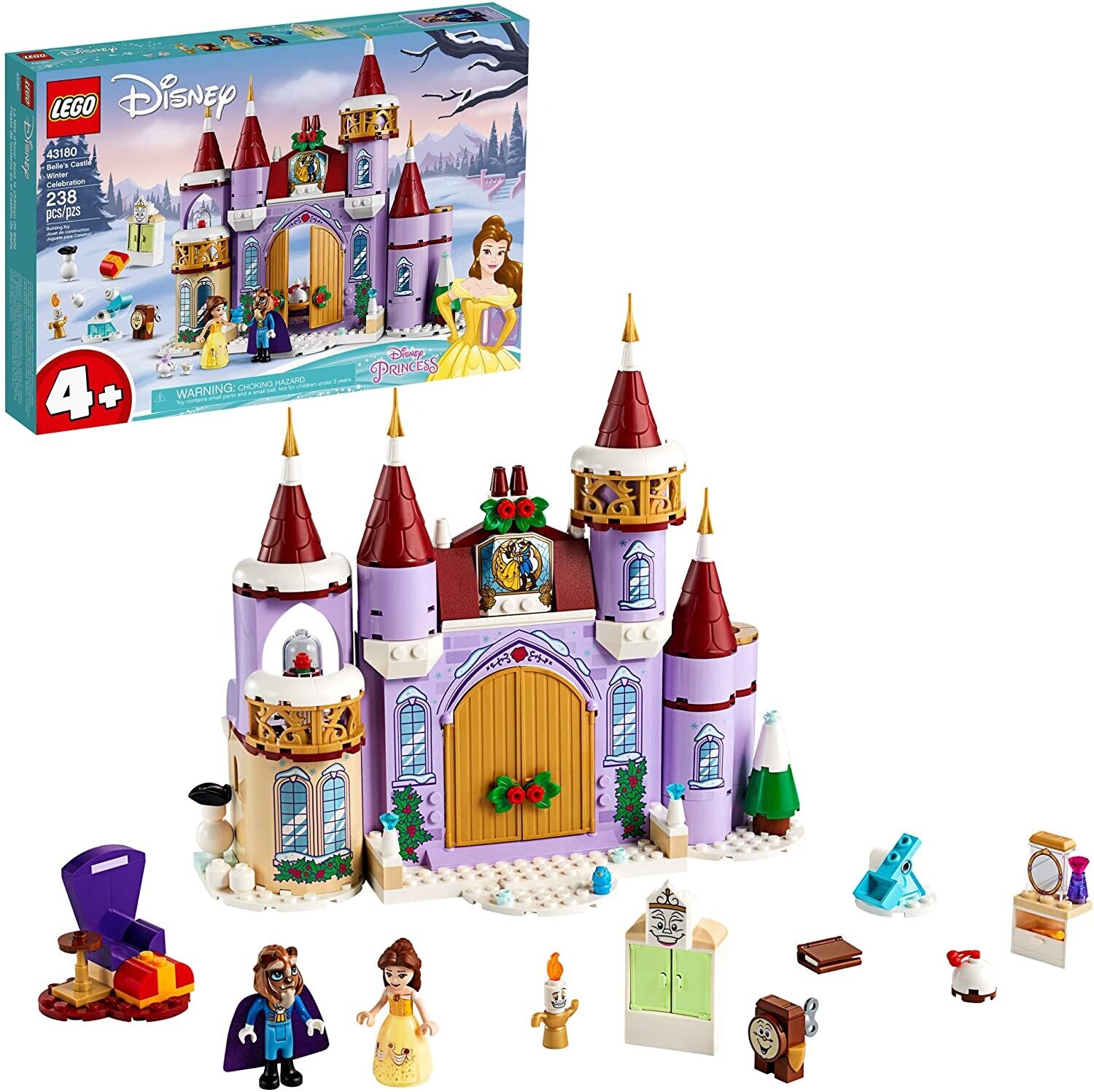Lego 43180 Disney Belle's Castle Winter Celebration