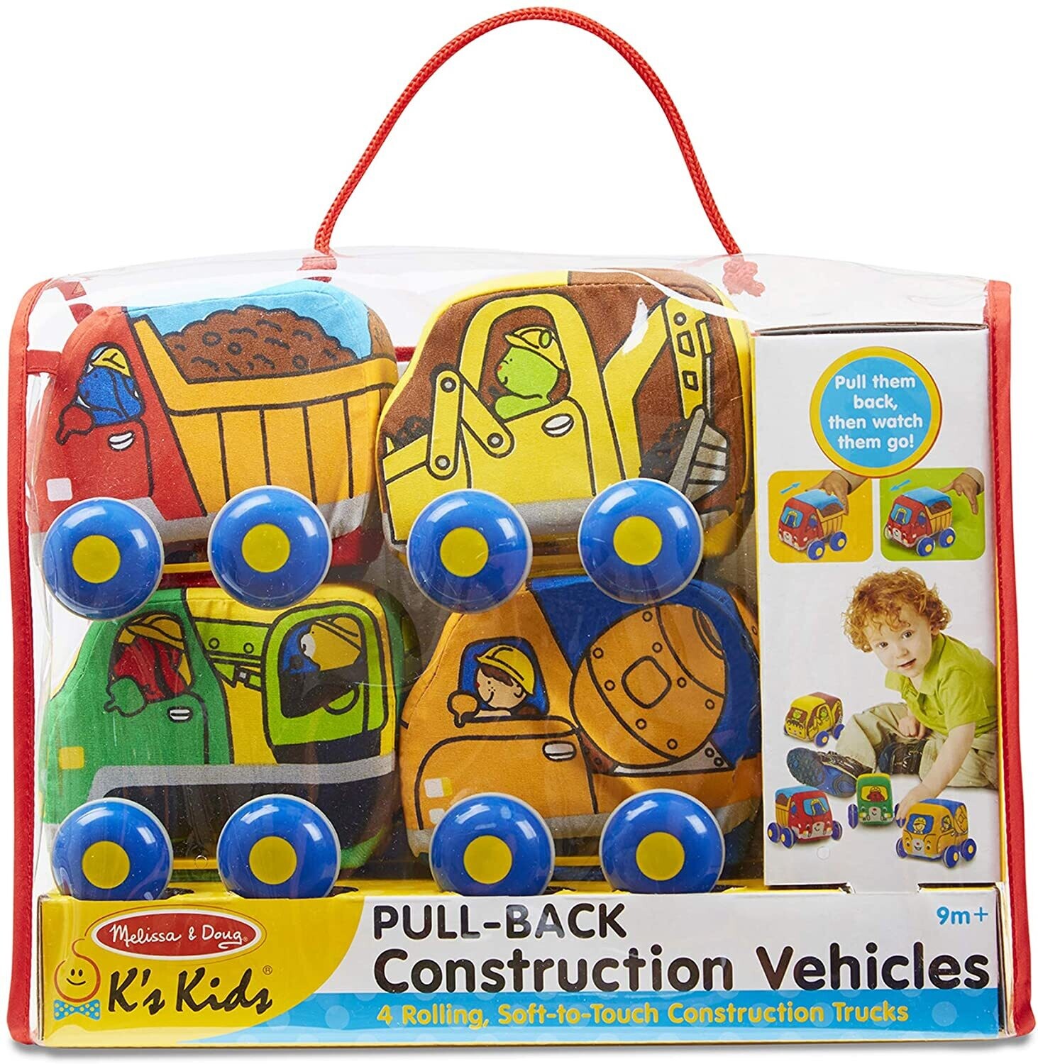 MD 9221 Pull Back Construction Vehicles