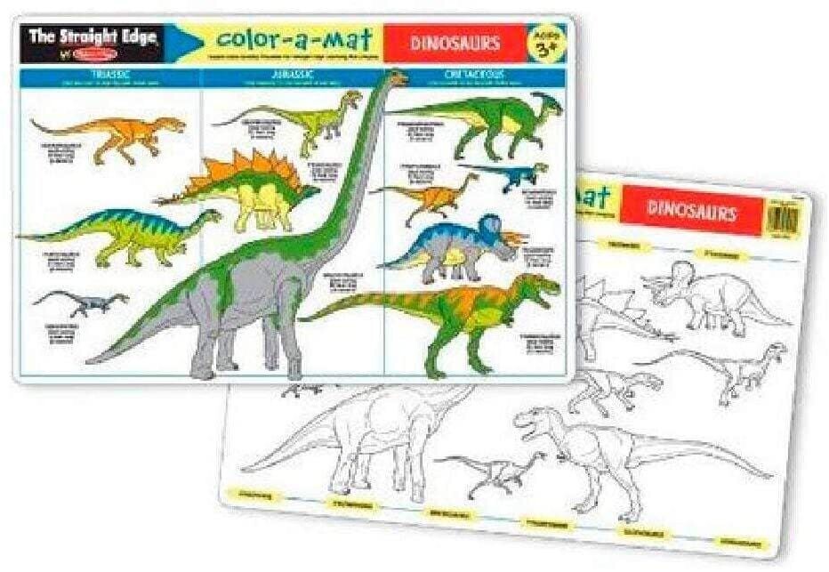 MD 5027 Learning Mat Dinosaurs