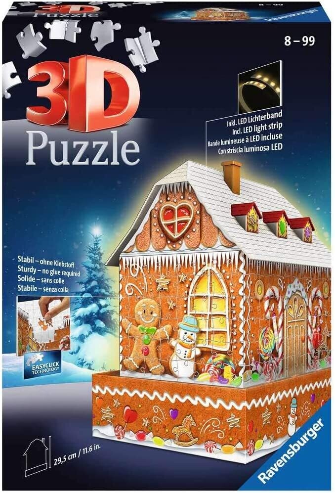 Ravensburger 11237 Gingerbread House 3D Puzzle