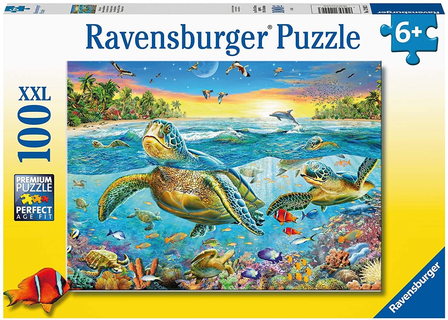 Ravensburger 12942 Swim With Sea Turtles Puzzle