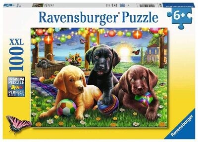 12886 Puppy Picnic Puzzle 100 pc