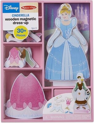 MD 5789 Cinderella Wooden Magnetic Dress Up