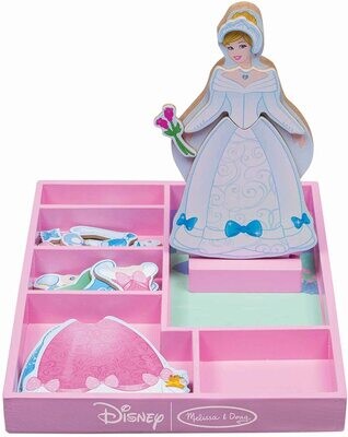 MD 50328 Cinderella Wooden Magnetic Dress Up