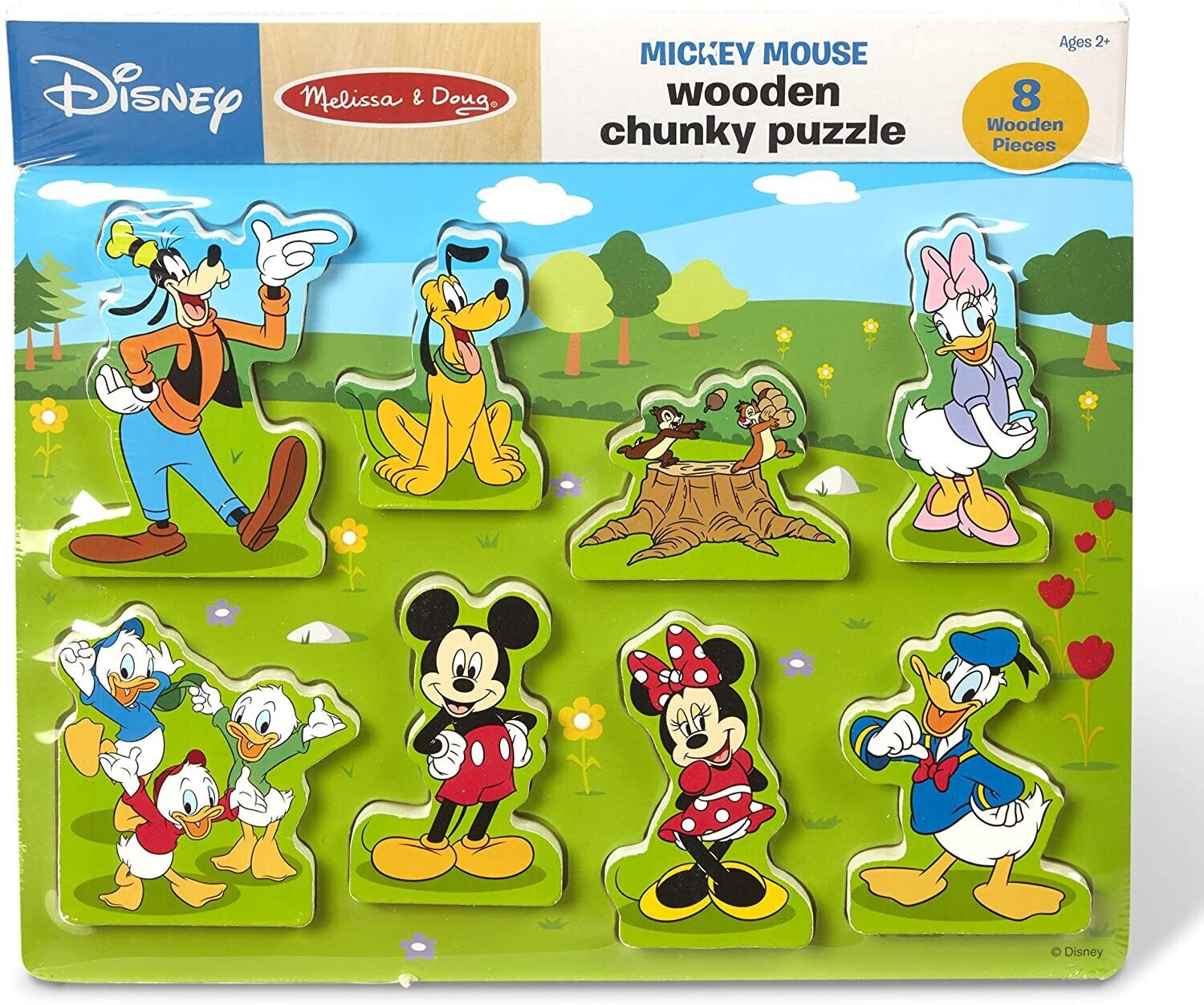 MD 7184 Mickey Mouse Wooden Chunky Puzzle