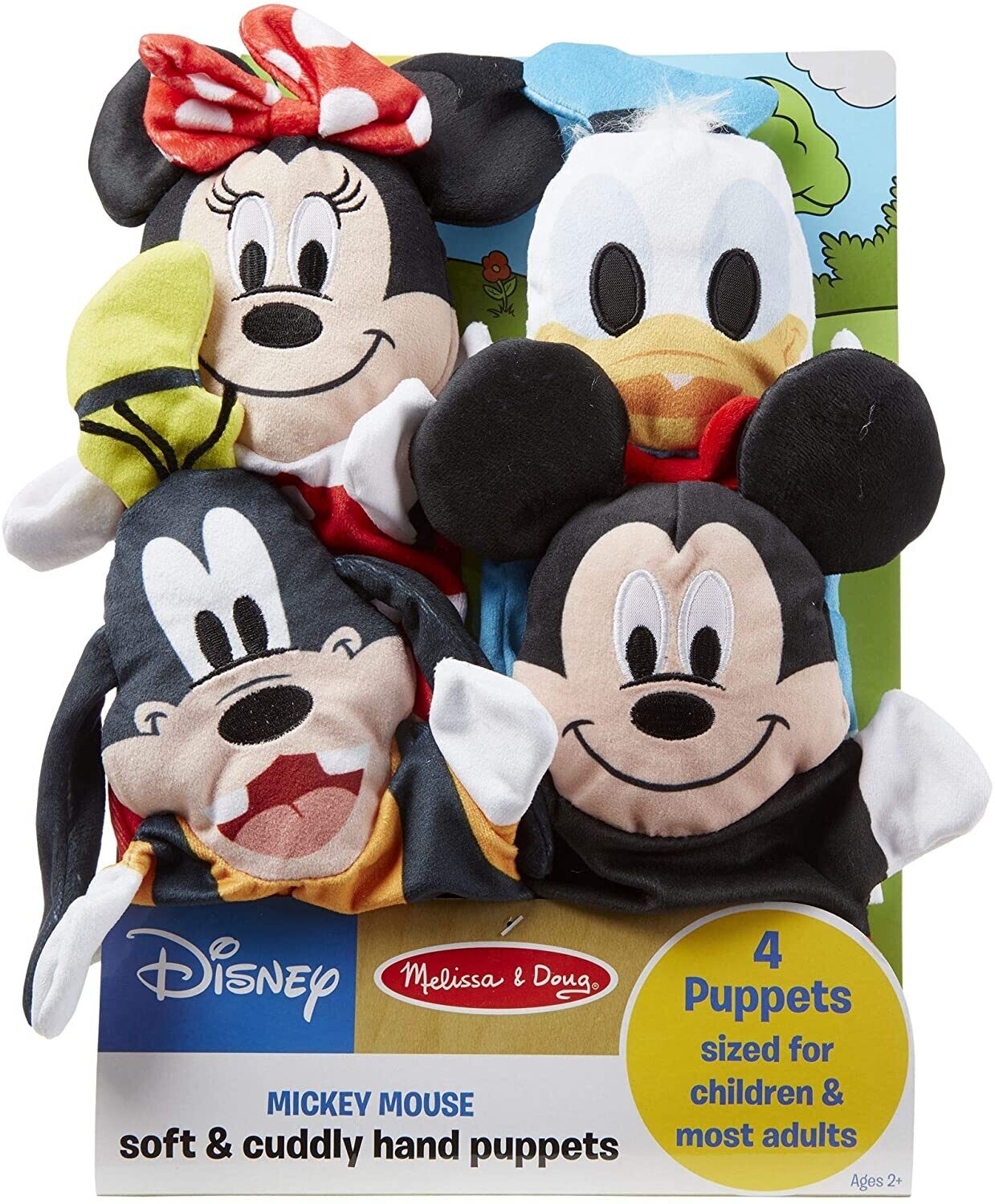 MD 7551 Mickey Mouse & Friends Soft & Cuddly Hand Puppets