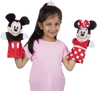 MD 7551 Mickey Mouse &amp; Friends Soft &amp; Cuddly Hand Puppets