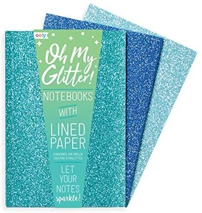 Ooly Oh My Glitter! Notebooks: Aquamarine & Sapphire