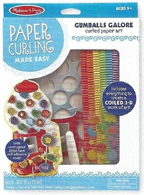 Paper Curling Gumballs