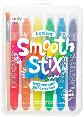 Ooly Smooth Stix Watercolor Gel Crayons Set of 7